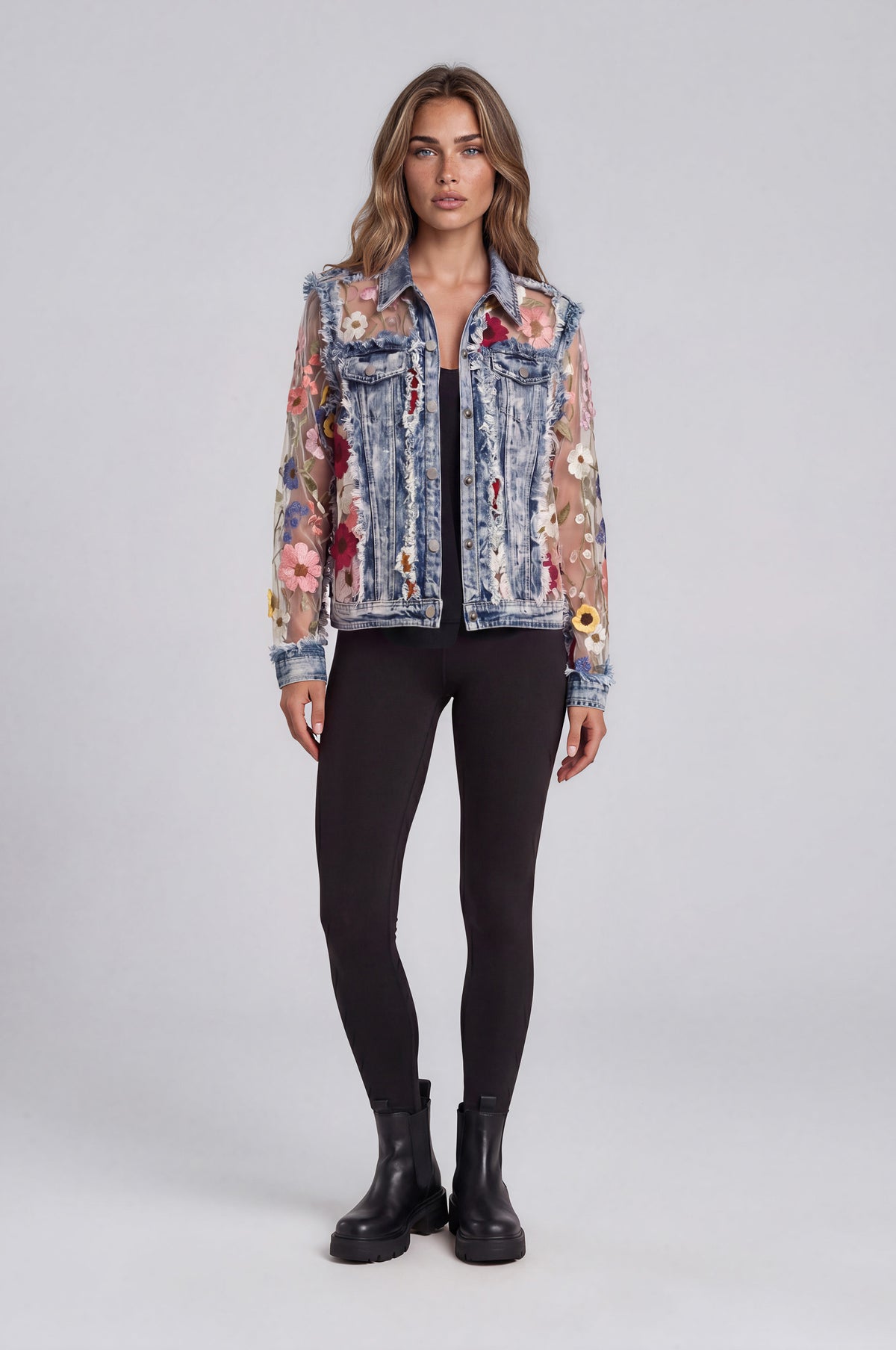 ADORE Style 2406 Denim Lace Jacket