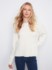 Charlie B Style C2052 Crew Neck Cropped Sweater