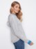 Charlie B Style C2075 Boat Neck Sweater Round Hem