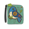 CHALA Zip Around Wallet Bluebird
