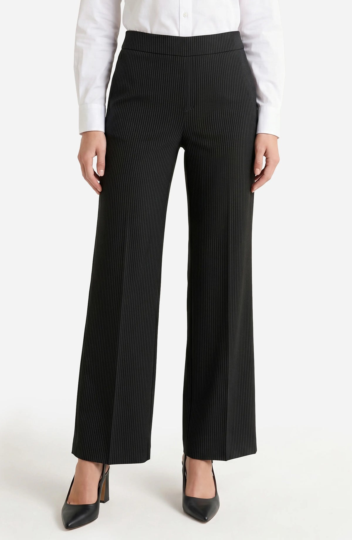 Liverpool Style LP7B33TY01 Kayla Petite Pull-On Wide Leg Trouser