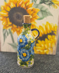 Lidia's Polish Pottery 7 Inch Handcrafted Oil & Vinegar Bottle