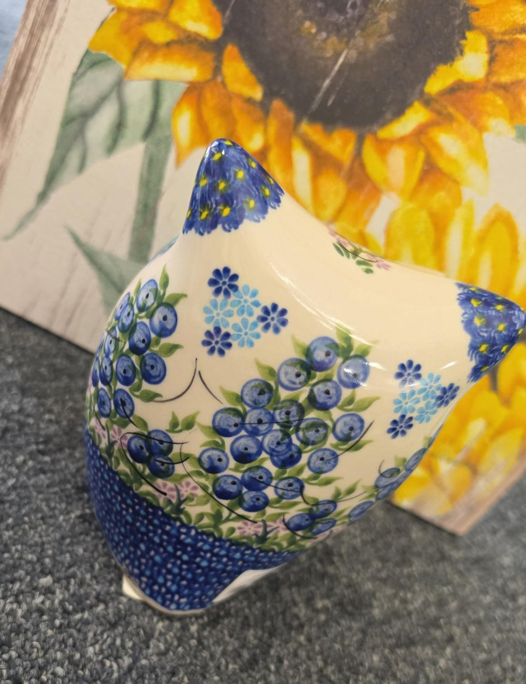 Lidia's Polish Pottery 5 Inch Handcrafted Owl
