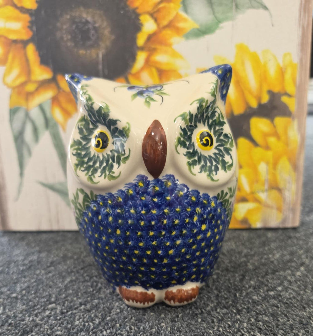 Lidia's Polish Pottery 5 Inch Handcrafted Owl