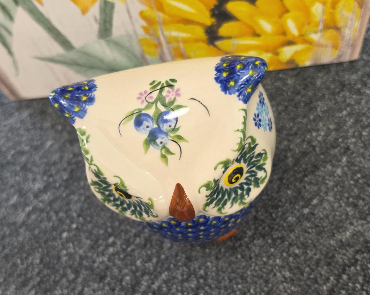 Lidia's Polish Pottery 5 Inch Handcrafted Owl
