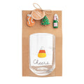 Mud Pie Simply Charming Wine Glass